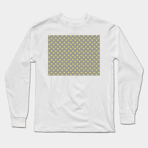 Heart Pattern in trendy colors 2021 Long Sleeve T-Shirt by Hispaniola-Fineart